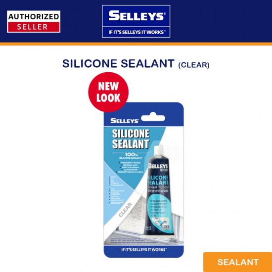 Selleys Silicone Sealant General Purpose 75g - Clear