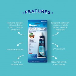 Selleys Silicone Sealant General Purpose 75g - Clear