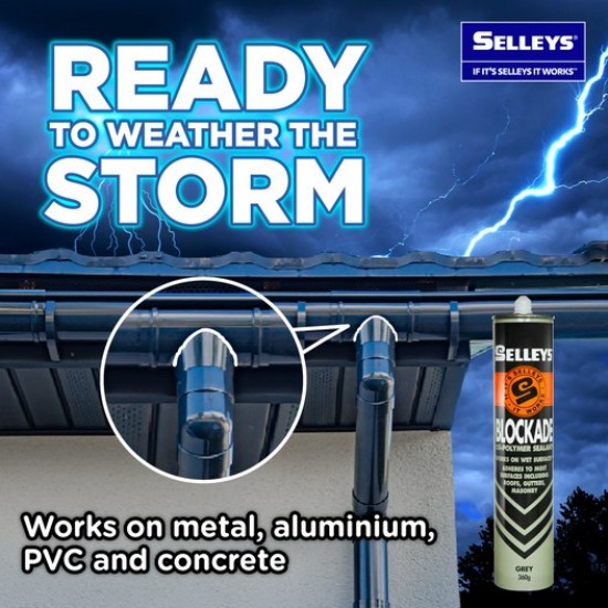 Selleys Blockade Roofing & Gutter Sealant 360g - Grey