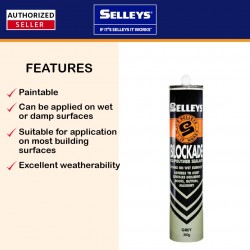 Selleys Blockade Roofing & Gutter Sealant 360g - Grey