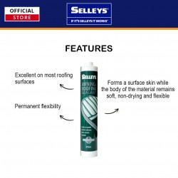 Selleys Awning & Roofing Sealant 400ml - Black/Grey