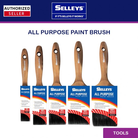 Selleys All Purpose Paint Brush 1’’, 1½’’, 2’’, 2½’’, 3’’