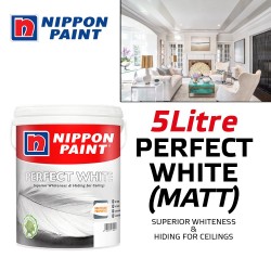 Nippon Paint Perfect White Super Matt Finish 5L