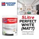 Nippon Paint Perfect White Super Matt Finish 5L Nippon Paint Perfect White Super Matt Finish 5L