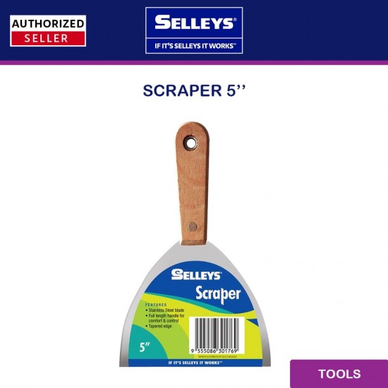Selleys Scraper Stainless Steel Blade 1'', 1½" 2'', 2½", 3'', 4'', 5'', 6'' Selleys Scraper Stainless Steel Blade 1'', 1½" 2'', 2½", 3'', 4'', 5'', 6''