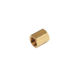 Brass Tube Fittings Long Nut 1/2" (F) x 1/2" (F)