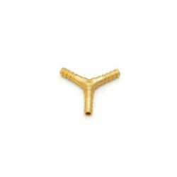 Brass Tube Fittings Three Way Barb 1/4"x1/4" (P033Y)