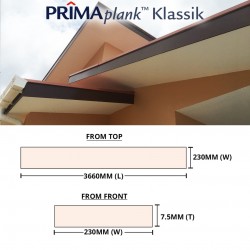 Saint-Gobin Prima Plank Klassik 7.5MM (T) x 230MM (W) x 3660MM (L) - Woodgrain Saint-Gobin Prima Plank Klassik 7.5MM (T) x 230MM (W) x 3660MM (L) - Woodgrain
