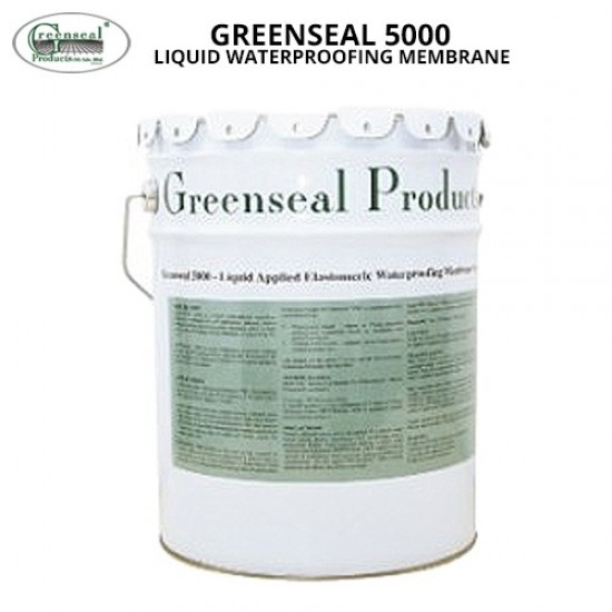Greenseal 5000 Liquid Waterproofing Membrane (Solvent Based) 20L Greenseal 5000 Liquid Waterproofing Membrane (Solvent Based) 20L