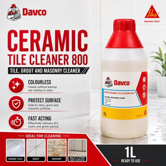 Davco CTC 800 Ceramic Tile Cleaner 1L Davco CTC 800 Ceramic Tile Cleaner 1L