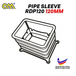 Arensi-Marley Rectangular Down Pipe Fitting RDP120 Pipe Sleeve 120MM