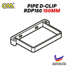 Arensi-Marley Rectangular Down Pipe Fitting RDP150 Pipe D-Clip 150MM
