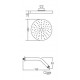 Aimer AMSH-6308 Rain Shower With Arm