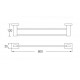 Aimer AMBA-83804 Double Towel Rail 600MM (L)
