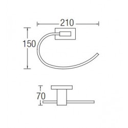 Aimer AMBA-83808 Towel Ring