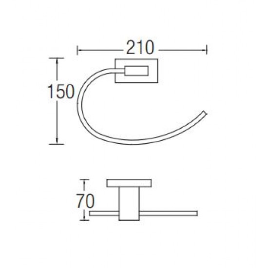 Aimer AMBA-83808 Towel Ring