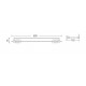 Aimer AMBA-83812 Glass Shelf 500MM (L)