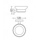 Aimer AMBA-85805 Soap Dish Holder With Glass