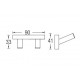 Aimer AMBA-85810 Towel Twin Hook