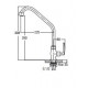 Aimer AMFC-1958A Kitchen Pillar Wall Sink Tap