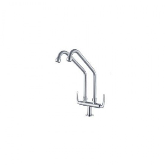 Aimer AMFC-1960A Double Spout Kitchen Pillar Sink Tap Aimer AMFC-1960A Double Spout Kitchen Pillar Sink Tap