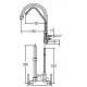Aimer AMFC-3659F Kitchen Wall Sink With Filter Tap