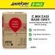 E.Mix Easi Base Premixed Cement-based Plaster For Wall And Ceiling In Dry Or Wet Interior Only 40KG (GREY)