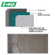 E.Mix Block Plaster Cement-based Plaster For Alc Block Wall In Dry Or Wet Interior And Exterior 40KG (GREY)