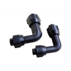 Hansen Fittings HRE 32.25 Reducing Elbow 32MM x 25MM - Black