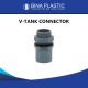 Bina Plastic UPVC Pressure Fittings V-Tank Connector 1 ½" (40MM)