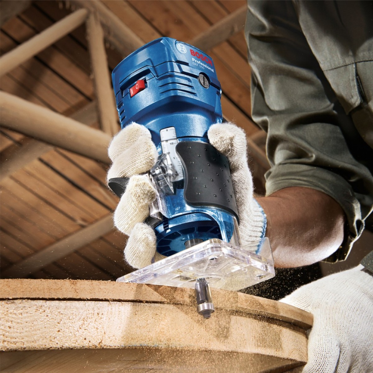 Bosch GKF 550 Palm/Trimmer Router 550W