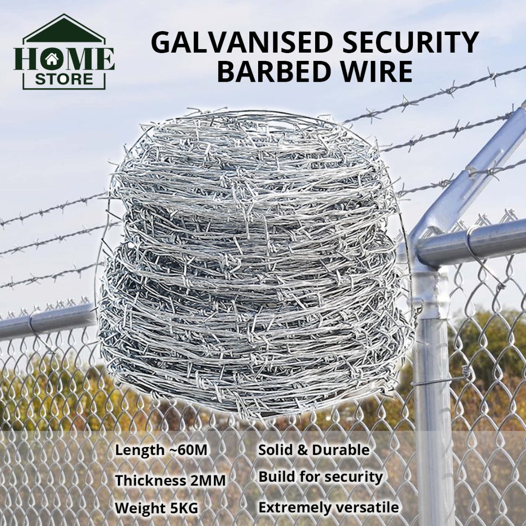 Barbed on sale wire weight