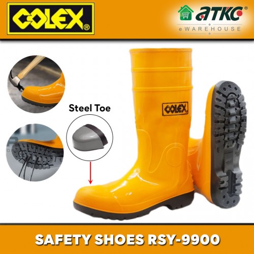 Safety rubber boots steel toe shop