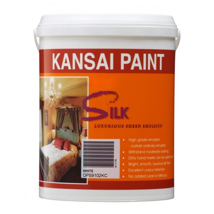  Kansai  Paint  Silk Brilliant Smooth Luxurious Sheen Finish 
