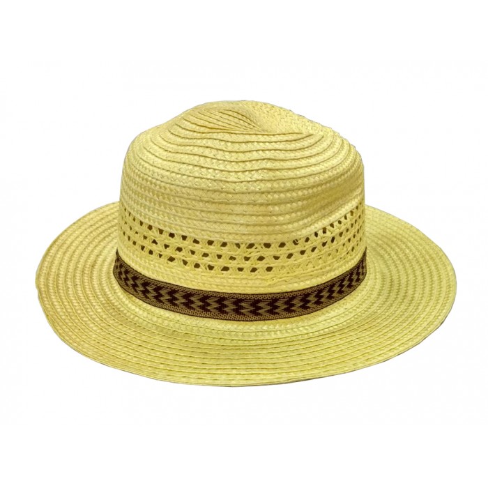 Cowboy Type Straw Hat 