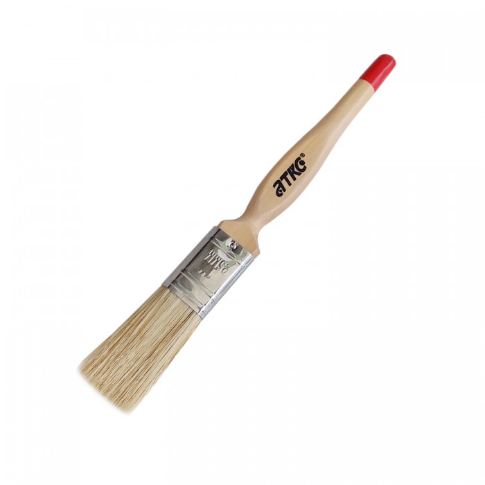 Besi & Logam #SB76010 1" (25MM) Paint Brush Set (50% Synthetic Filament) Hardwood Handle 
