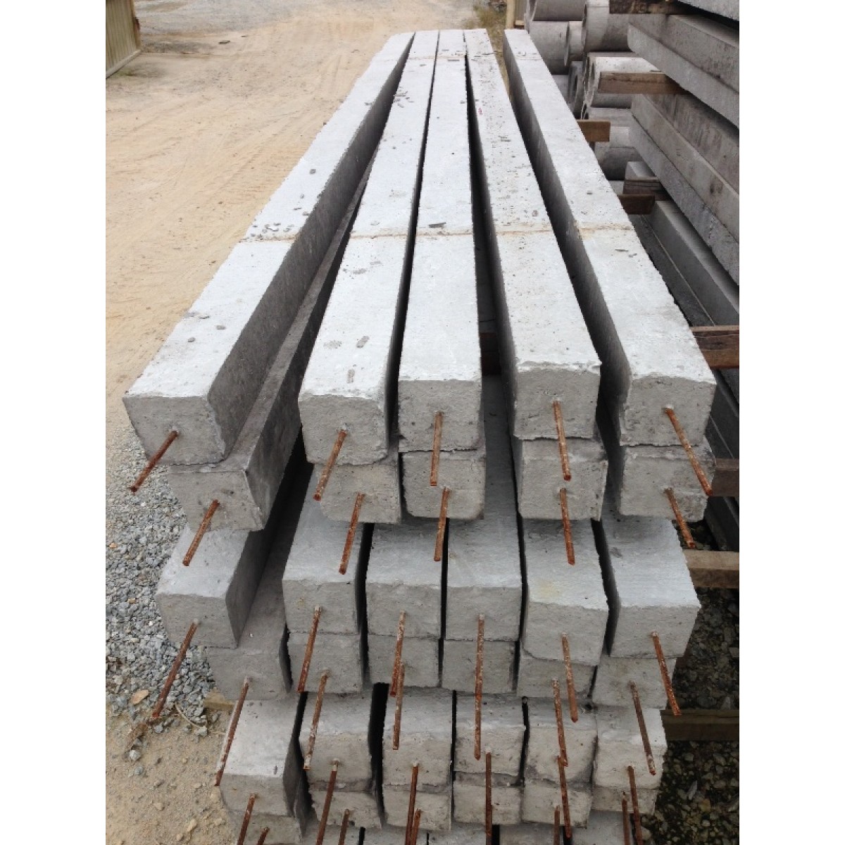 Pre cast concrete column 4 x 4 x 12 