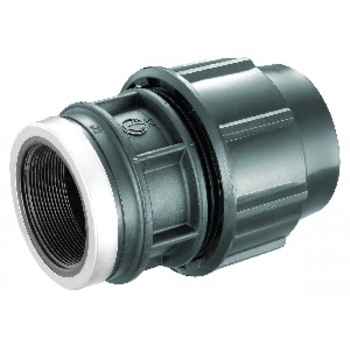 HDPE Poly Fittings Female Threaded Adaptor 63mm x 2"