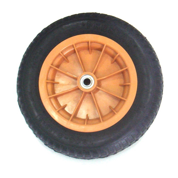 Prestar Wheel Barrow Tyre with PVC Hub 3" (W) x 13" (D) (Pneumatic Type)