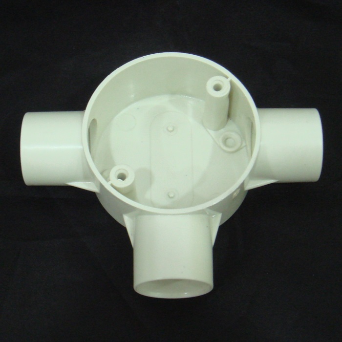 PVC Conduit Fittings Three Way Tee Box 3/4" (20MM)