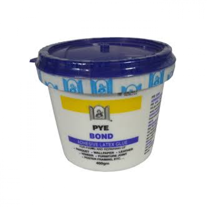 PYE Bond Adhesive Latex Glue 400G (Milky White)