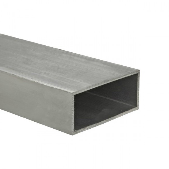 Aluminium Extrusion Rectangular Hollow 1.0MM (T) 1" (H) x 2" (W) x 6.1M (L) NA