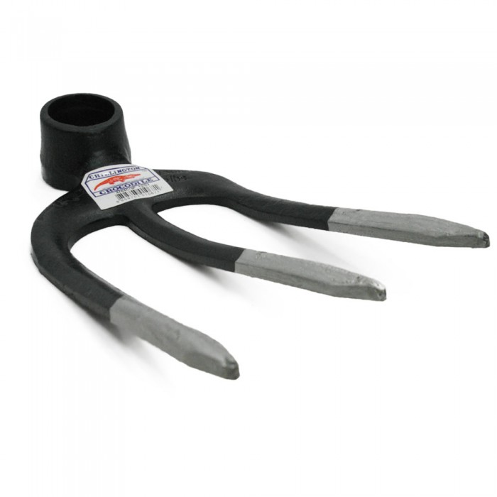 Crocodile Steel Fork 3 Teeth without Handle 170MM (W) x 250MM (L) 3.5 LBS